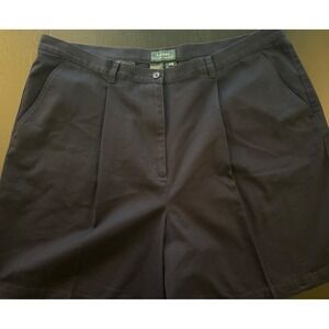 VTG Ralph Lauren Chino Shorts Womens 22W‎ Navy Classic Resortwear Prep